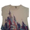 Apparel Disney | Quality Guarantee Disney Shirt For Women Cinderella Castle Fashion Tee