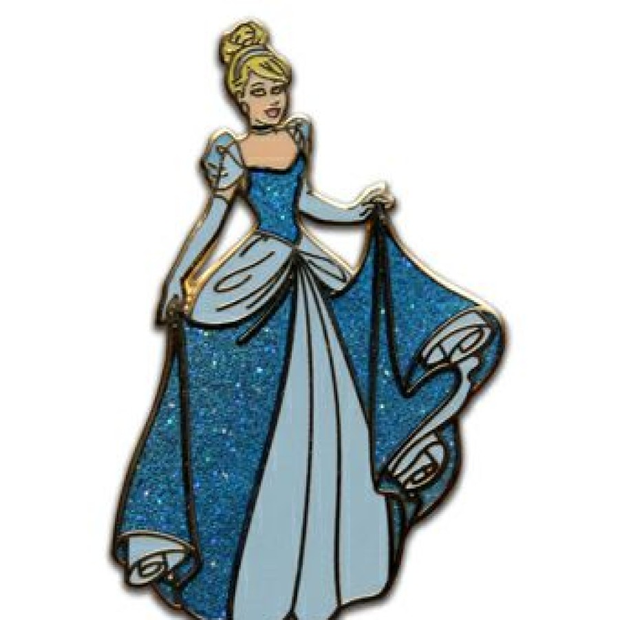 Figures And Collectibles Disney | Online Discount Disney Princess Pin Cinderella Glitter Gown