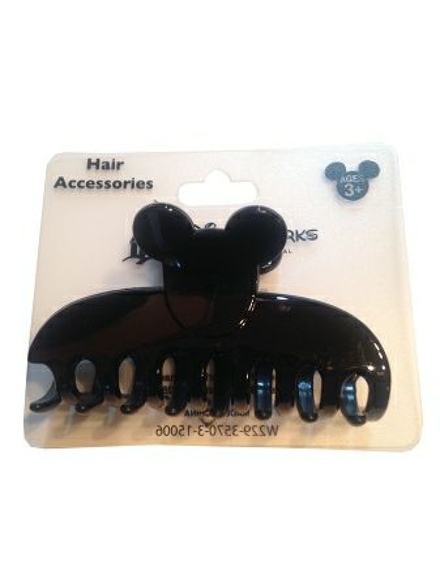 Apparel Disney | Classical Disney Hair Accessory Mickey Mouse Hair Clip Black