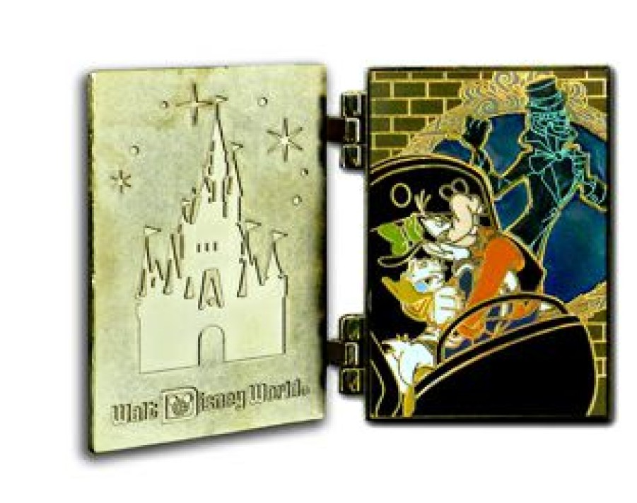 Figures And Collectibles Disney | Discount Sale Disney Attraction Poster Series Pin The Haunted Limited Edition