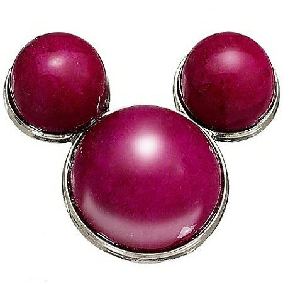 Figures And Collectibles Disney | Clearance Sale Disney Pin- Fuchsia Calcite Mickey Mouse