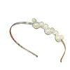 Apparel Disney | Online Discount Disney Headband Mickey Mouse Pearls Silver