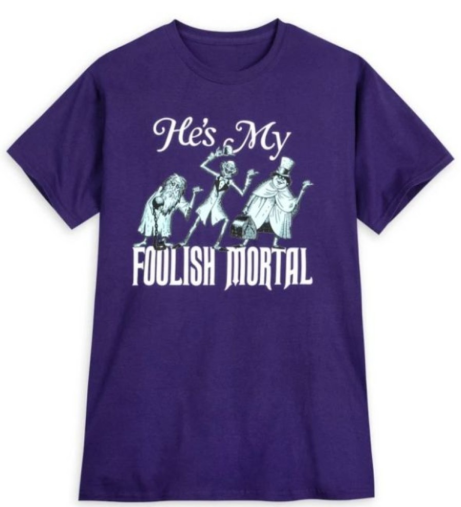 Apparel Disney | Quality Guarantee Disney Shirt For Women Haunted Mansion He'S My Foolish Mortal