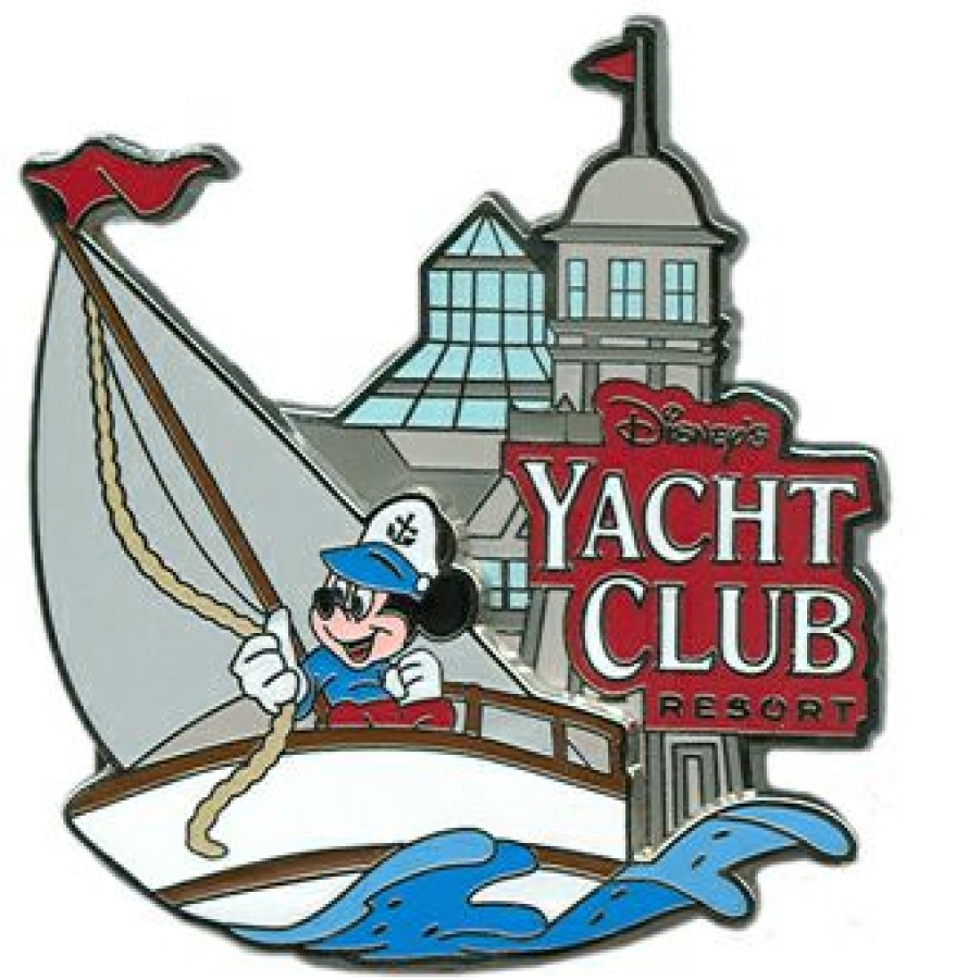 Figures And Collectibles Disney | Unique Disney Pin- Disney'S Yacht Club Resort Logo