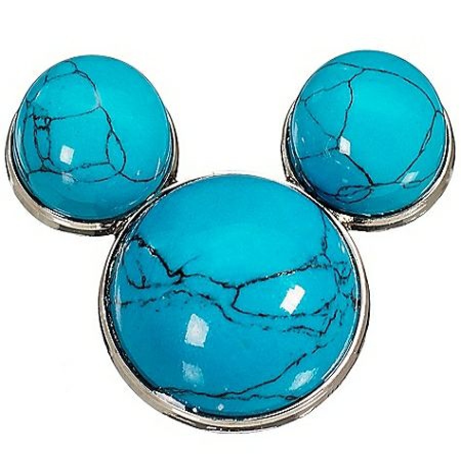 Figures And Collectibles Disney | Official Disney Pin-Blue Turquoise Mickey Mouse