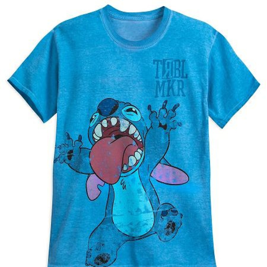 Apparel Disney | Gift Selection Disney T-Shirt For Adults Stitch Trouble Maker