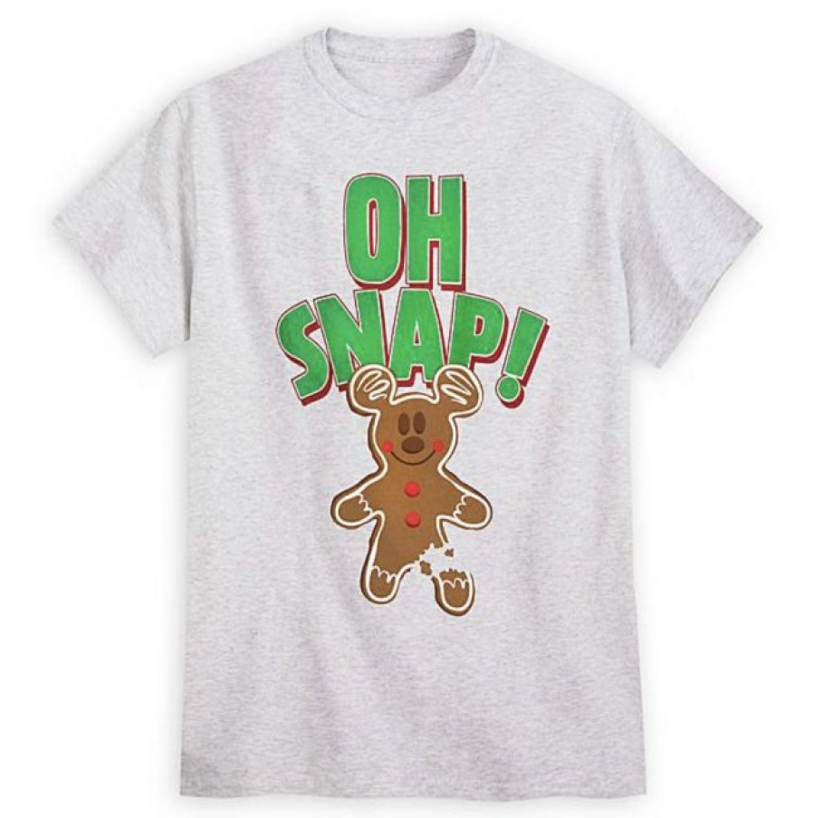 Apparel Disney | Fire Sale Disney Holiday Shirt For Men Oh Snap Gingerbread Cookie