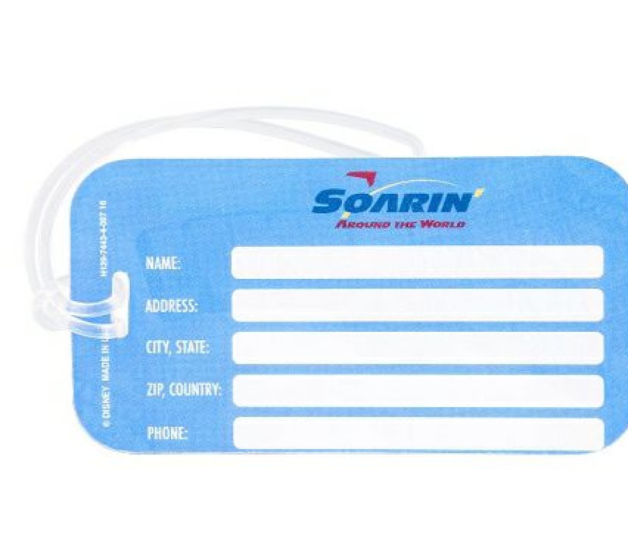 Apparel Disney | Best Choice Disney Luggage Bag Tag Soarin Epcot