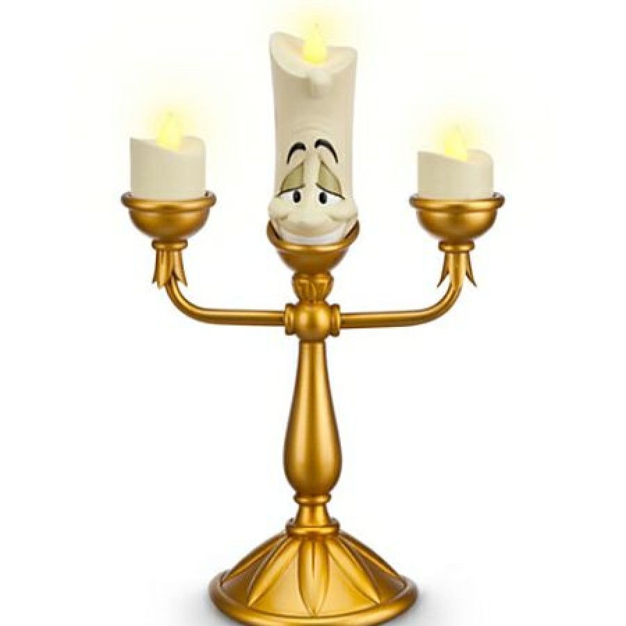 Figures And Collectibles Disney | Outlet Sale Disney Light-Up Figure Beauty And The Beast Lumiere Candlestick