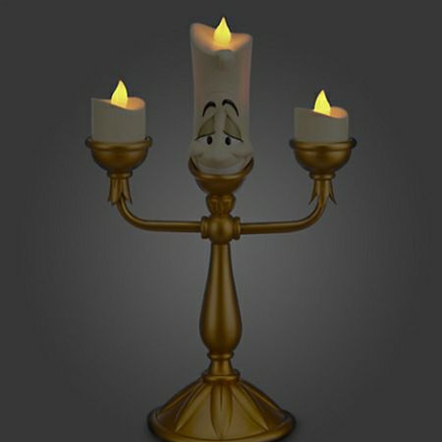 Figures And Collectibles Disney | Outlet Sale Disney Light-Up Figure Beauty And The Beast Lumiere Candlestick