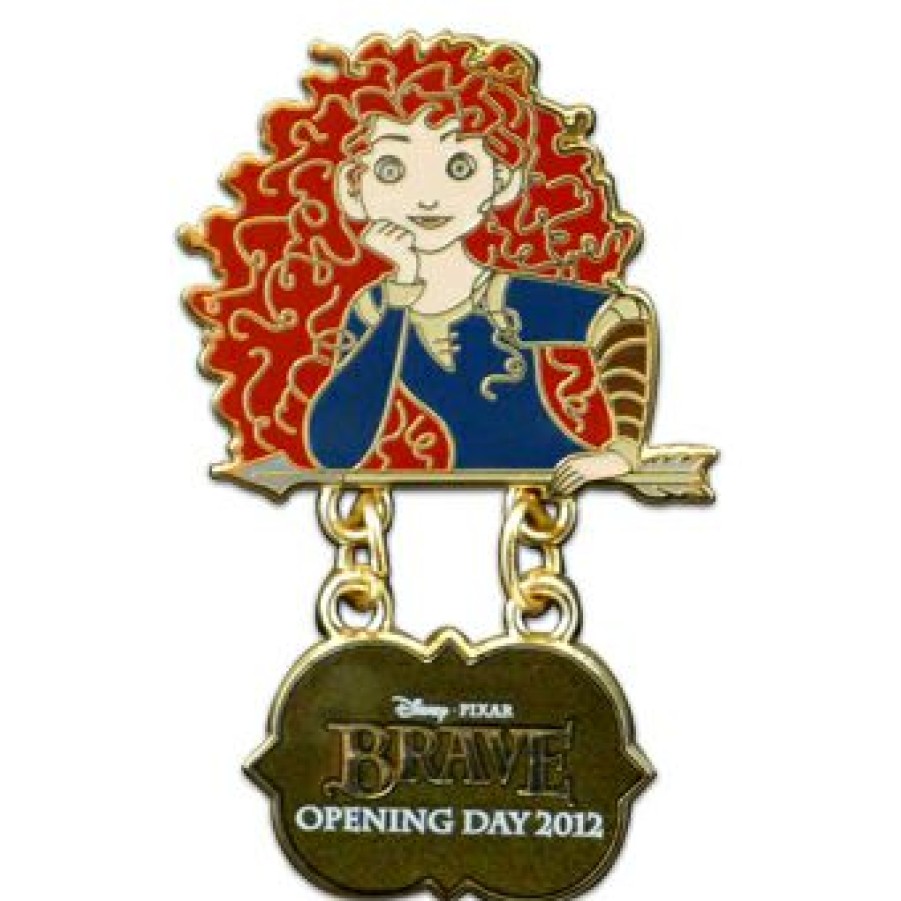 Figures And Collectibles Disney | Bargain Sale Disney Pixar'S Brave Pin Opening Day Limited Edition