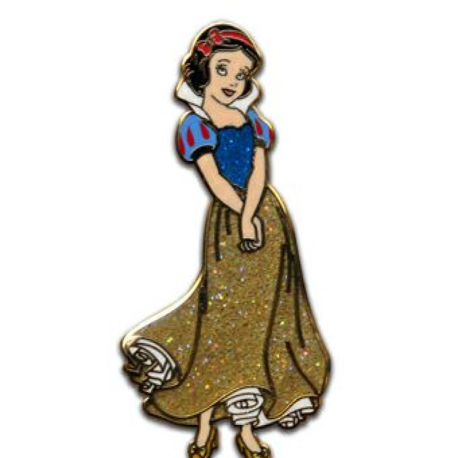 Figures And Collectibles Disney | Fire Sale Disney Princess Pin Snow White Glitter Gown