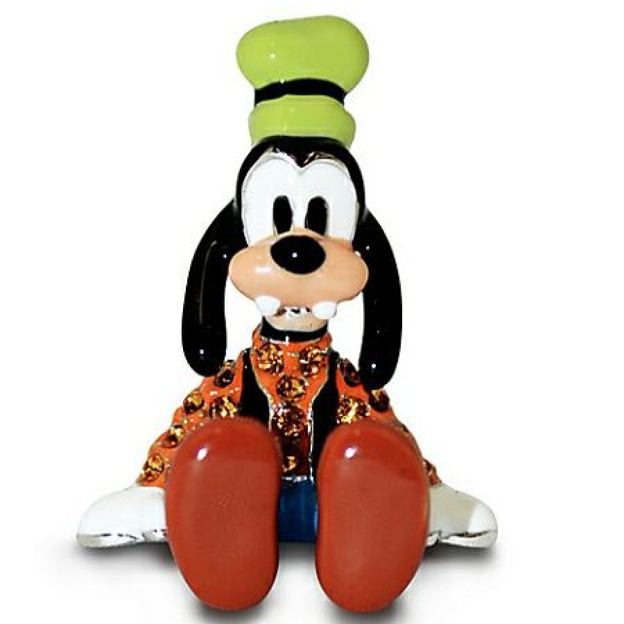 Figures And Collectibles Disney | Best Sale Disney Arribas Figurine Goofy Jeweled Mini