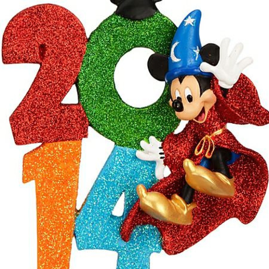 Christmas Ornaments Disney | Unique Disney Christmas Ornament 2014 Sorcerer Mickey Mouse Figure