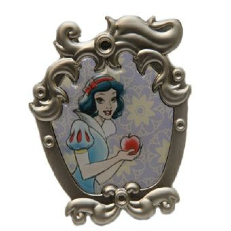 Figures And Collectibles Disney | Latest Fashion Disney Princess Pin Snow White Watercolor Filigree