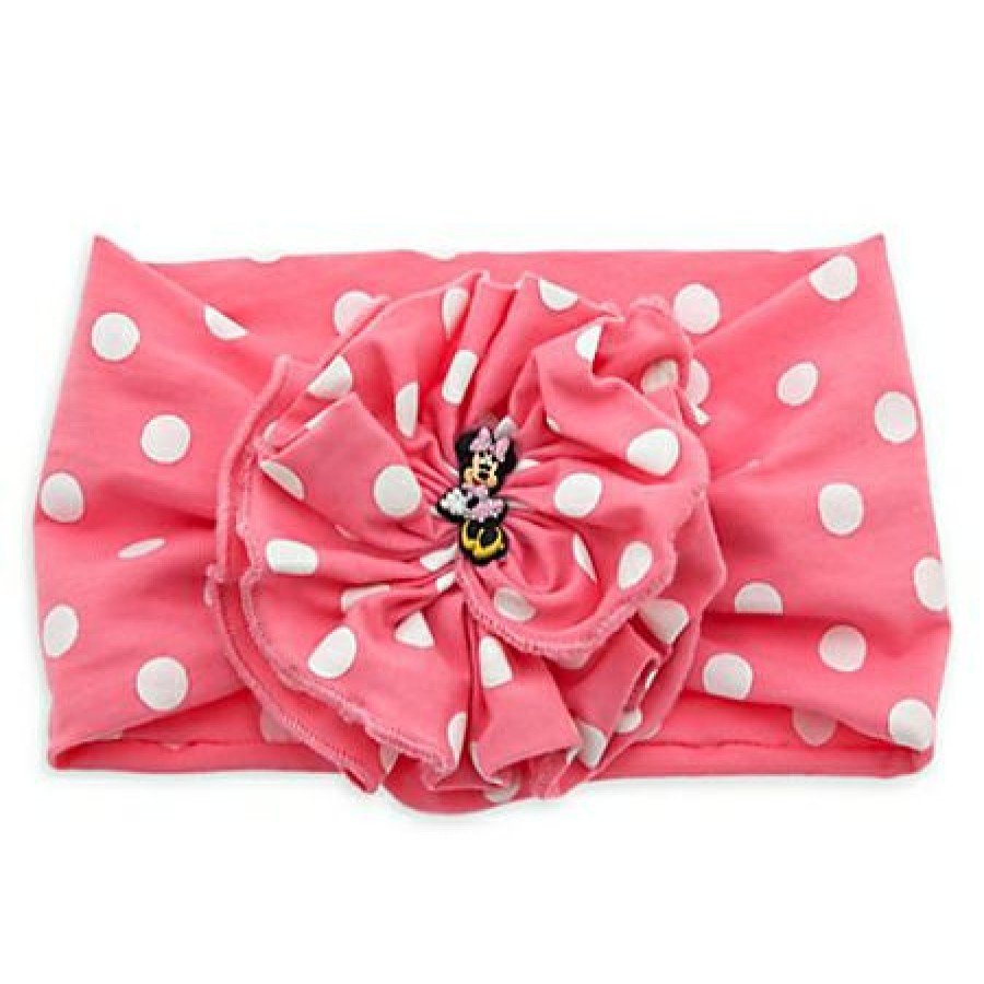 Apparel Disney | New Arrivals Disney Headband For Girls Minnie Mouse Polka Dot Pink