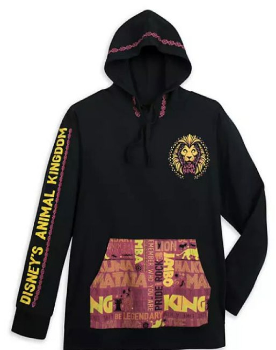 Apparel Disney | Gift Selection Disney Pullover Hoodie For Adults The Lion King Animal Kingdom