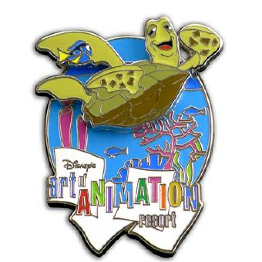 Figures And Collectibles Disney | Outlet Sale Disney Art Of Animation Pin Resort Logo