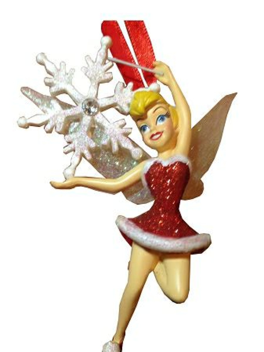 Christmas Ornaments Disney | Classical Disney Christmas Ornament Santa Tinker Bell With Snowflake