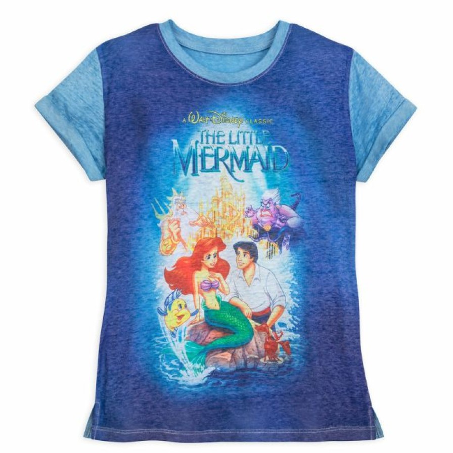 Apparel Disney | Top Sellers Disney Shirt For Women The Little Mermaid Vhs Cover