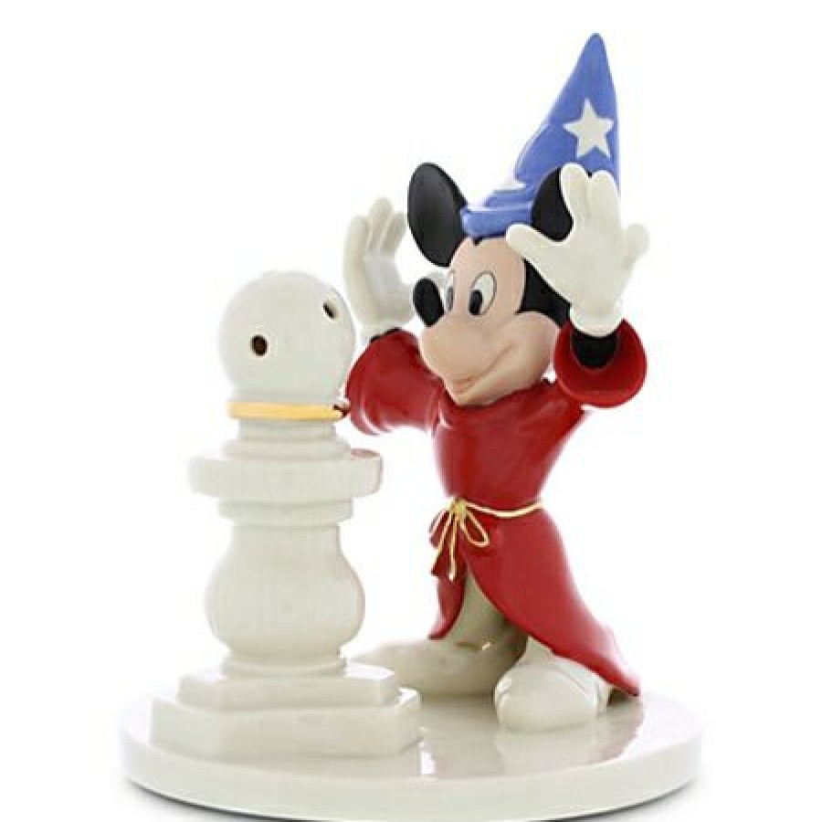 Figures And Collectibles Disney | Crazy Deals Disney Lenox Figurine Sorcerer Mickey Mouse Light-Up