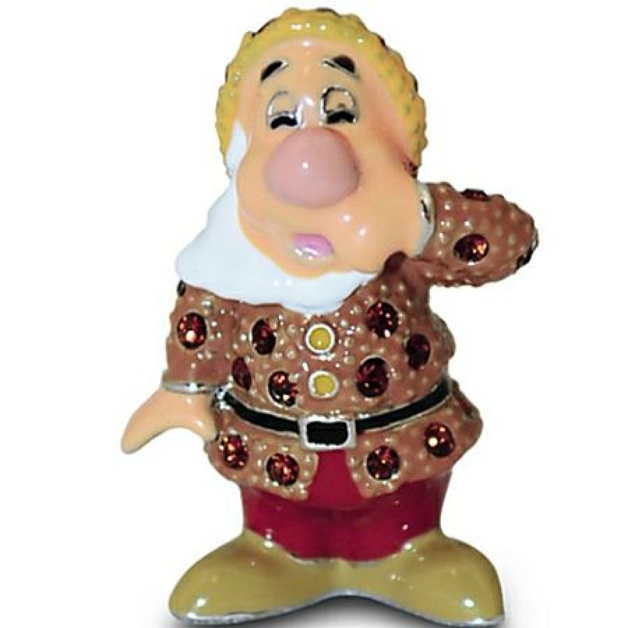 Figures And Collectibles Disney | Discount Sale Disney Arribas Figurine Sneezy Dwarf Jeweled Mini