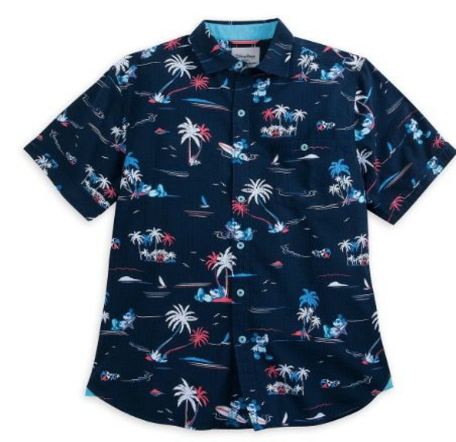 Apparel Disney | Bestsellers Disney Tommy Bahama Shirt For Men Mickey Mouse Beach Navy