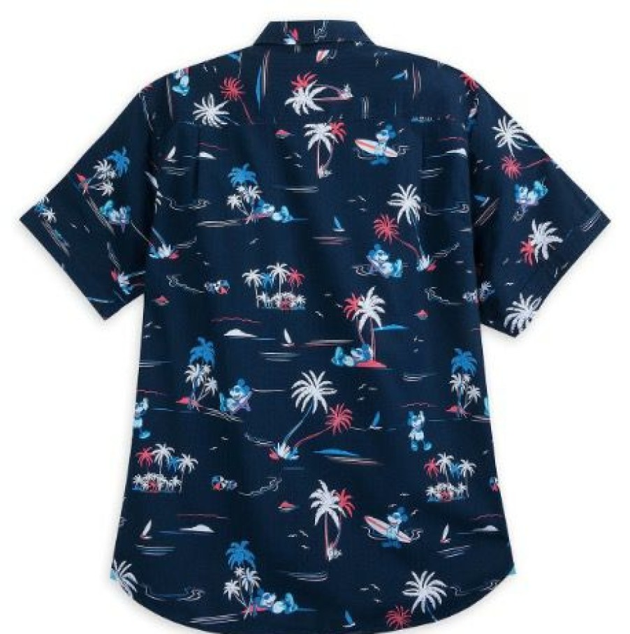 Apparel Disney | Bestsellers Disney Tommy Bahama Shirt For Men Mickey Mouse Beach Navy