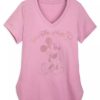 Apparel Disney | Top Sellers Disney Shirt For Women 50Th Anniversary Mickey Earidescent