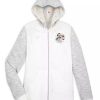 Apparel Disney | Gift Selection Disney Zip Hoodie Holiday Mickey And Minnie Silver & Gold