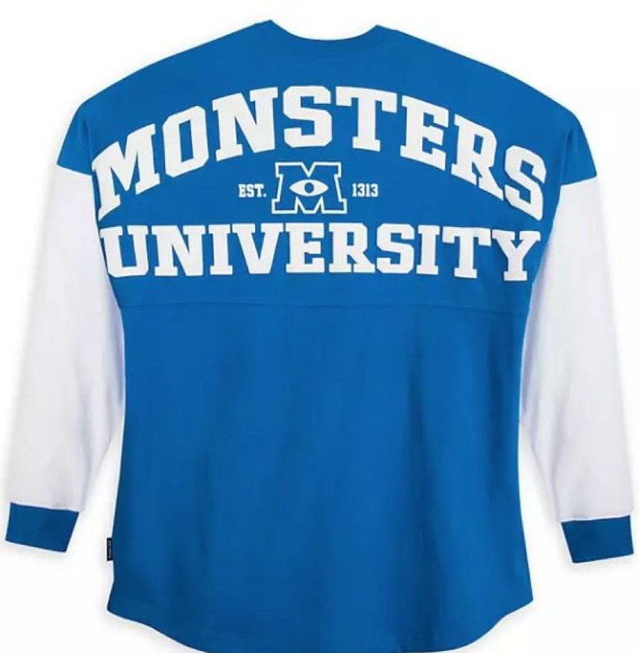 Apparel Disney | New Arrivals Disney Spirit Jersey For Adults Monsters University Blue & White