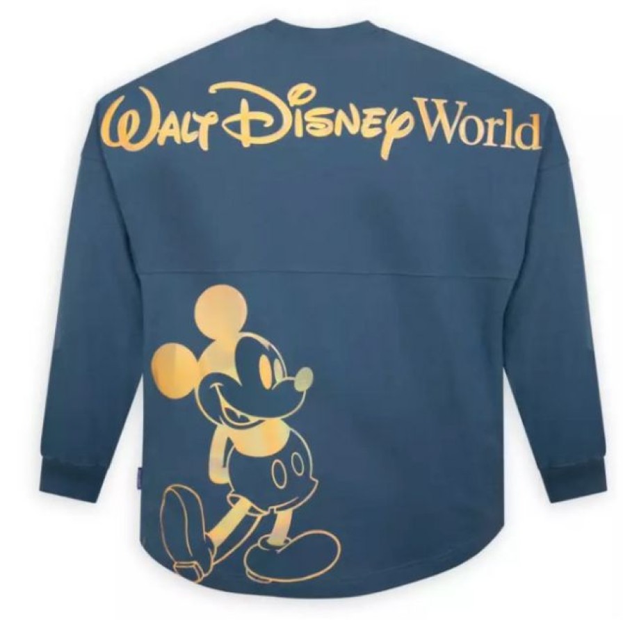 Apparel Disney | Online Discount Disney Spirit Jersey For Adults 50Th Anniversary Blue & Gold