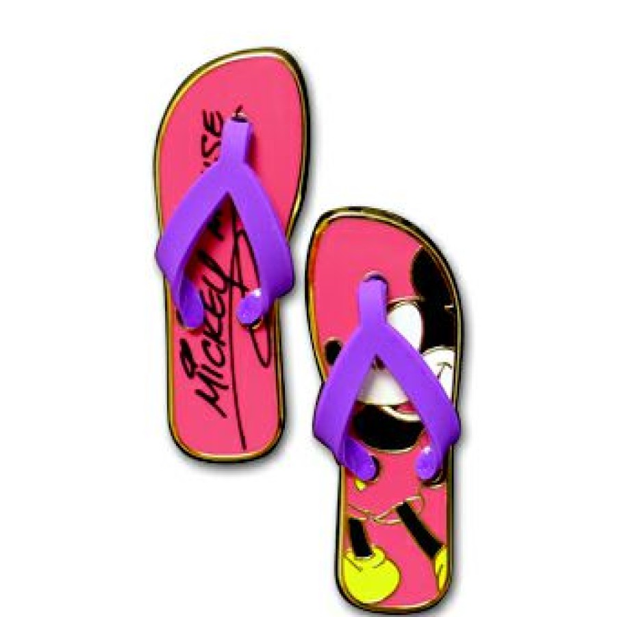 Figures And Collectibles Disney | Unique Disney Mickey Mouse Pins Flip Flops