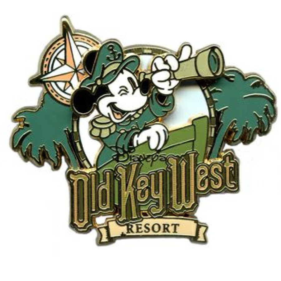 Figures And Collectibles Disney | Quality Guarantee Disney Old Key West Resort Pin Mickey Mouse