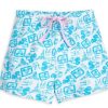 Apparel Disney | Store Disney Lounge Shorts For Women Walt Disney World Blue & White