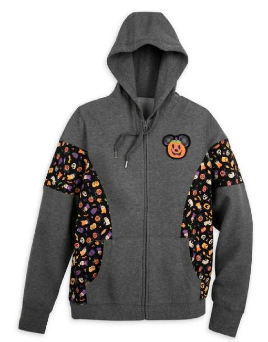 Apparel Disney | Online Discount Disney Zip Hoodie For Adults 2021 Halloween Mickey Mouse