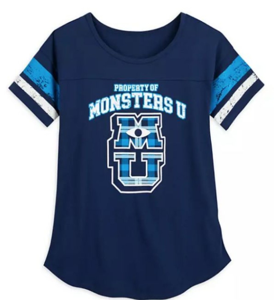 Apparel Disney | Outlet Sale Disney Shirt For Women Monsters University Football T-Shirt