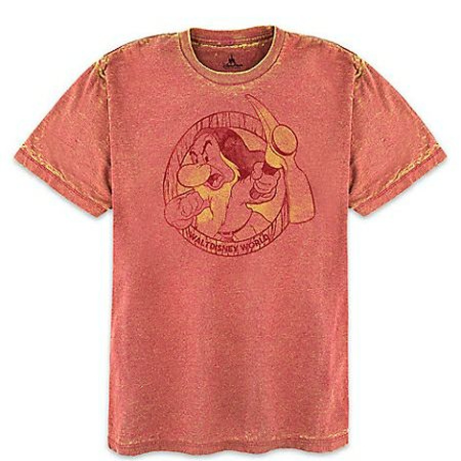 Apparel Disney | Bestsellers Disney Shirt For Men Grumpy Tee Walt Disney World Orange