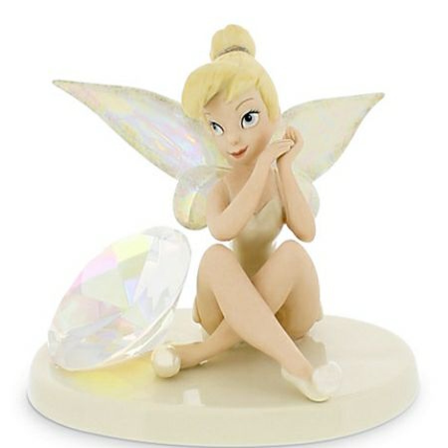 Figures And Collectibles Disney | Exclusive Design Disney Lenox Figurine Tinker Bell Tink'S Glittery Gift