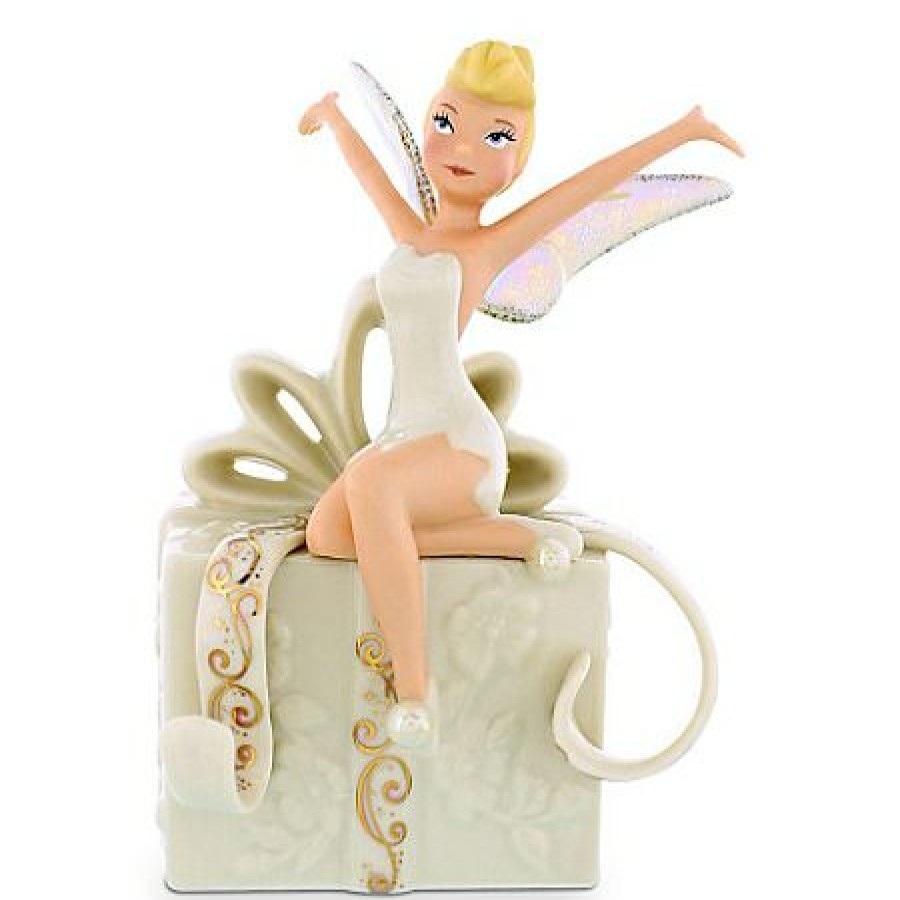 Figures And Collectibles Disney | Latest Fashion Disney Lenox Figurine Tinker Bell On Gift