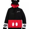 Apparel Disney | Discount Store Disney Zip Hoodie For Men Mickey Mouse Costume With Ears