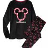 Apparel Disney | Online Discount Disney Pajama Set For Women Holiday Mickey Mouse Peppermint Velour