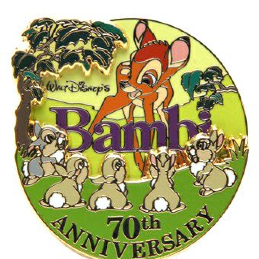 Figures And Collectibles Disney | Top Selling Disney Bambi Pin 70Th Anniversary Limited Edition