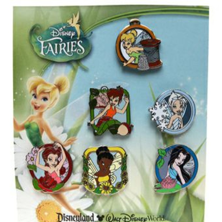 Figures And Collectibles Disney | Classical Disney Booster Pin Pack Fairies