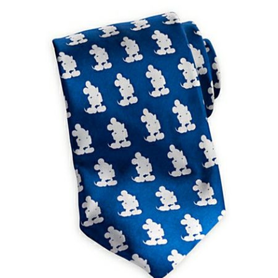 Apparel Disney | Online Discount Disney Silk Tie Mickey Mouse Mickey Mouse Silhouette Tie