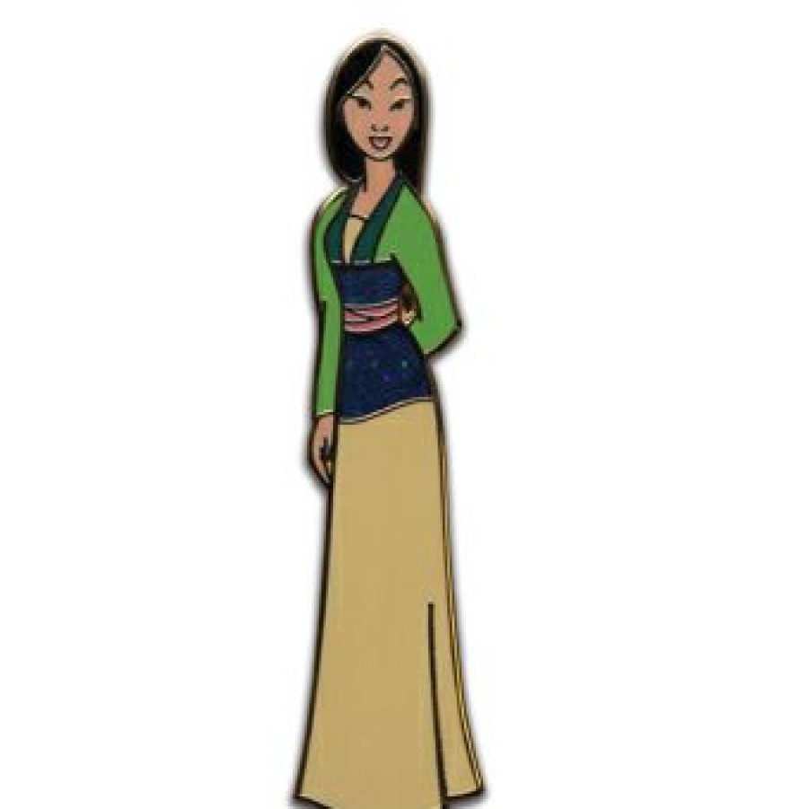 Figures And Collectibles Disney | Latest Fashion Disney Princess Pin Mulan Glitter Dress