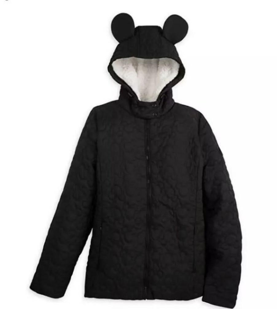 Apparel Disney | Store Disney Jacket For Women Mickey Mouse Ears Quilted Fleece Lined