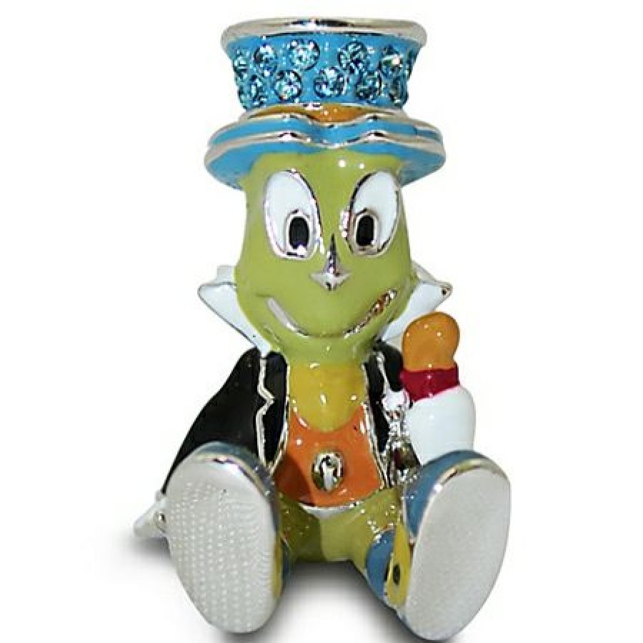 Figures And Collectibles Disney | New Arrivals Disney Arribas Figurine Jiminy Cricket Jeweled Mini