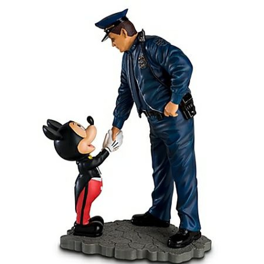 Figures And Collectibles Disney | Gift Selection Disney Mickey Mouse Figurine Policeman And Mickey Mouse