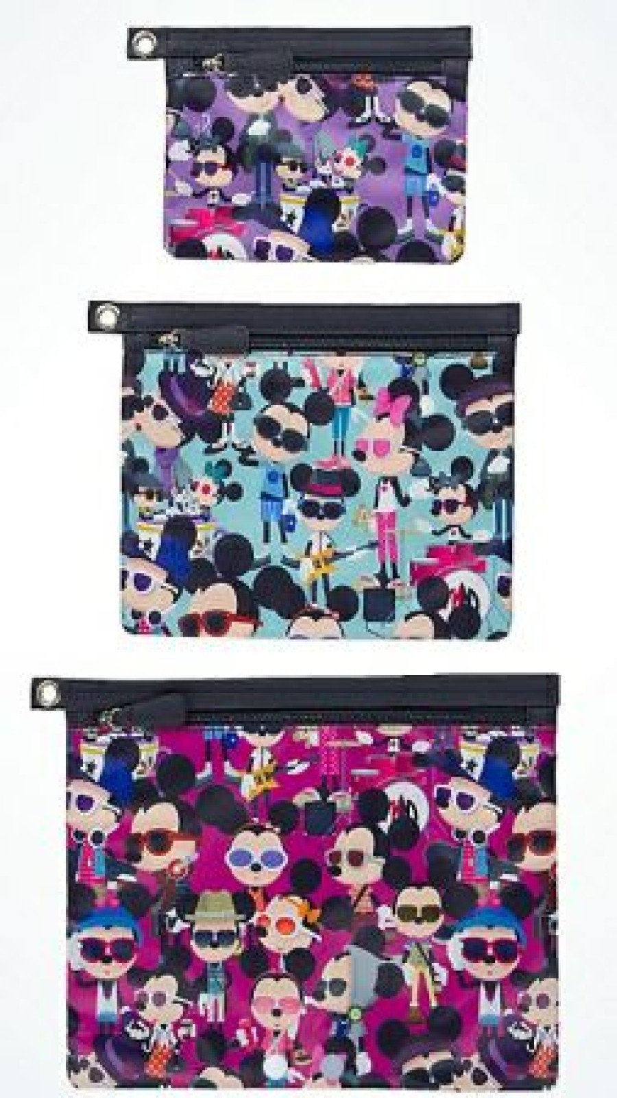 Apparel Disney | Store Disney Cosmetic Bag Set Mickey And Minnie Sunglasses Set Of 3